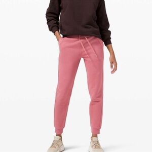 🔥CUTEST🔥Lululemon Scubs Pink Jogger Sweatpants Sz 4 in Briar Rose price firm!